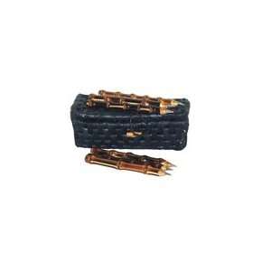  Bamboo54   Set of 6 Burnt bambo pens