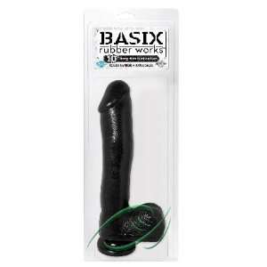  Basix 10 Dong W/suction Black, From PipeDream Health 