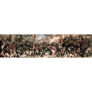 Hand Made Oil Reproduction   Daniel Maclise   24 x 6 inches   The 