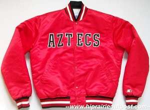 Vintage San Diego State Aztecs Starter Jacket Sz Large  