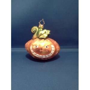 Christopher Radko Ornament Wacky Pumpkin