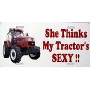   My Tractors Sexy License Plates Plate Tag Tags auto vehicle car front