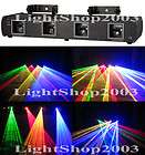 Blue+Red+Green​+Yellow 4 Colors 4 Heads Laser Light Beam Show System 