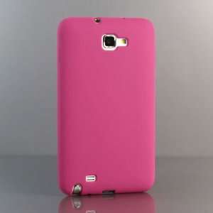 Magenta / Silicone Case / Cover / Skin / Shell For Samsung Galaxy Note 