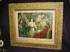 beautiful rare antique lithograph picture print of jesus god christ