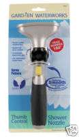 Rotating Head Spray Hose Nozzle Garden Waterworks NEW  