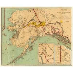  The Gold and Coal Fields of Alaska, 1898 Arts, Crafts 