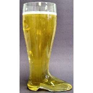  Extra Large Two Liter German Glass Beer Boot Kitchen 