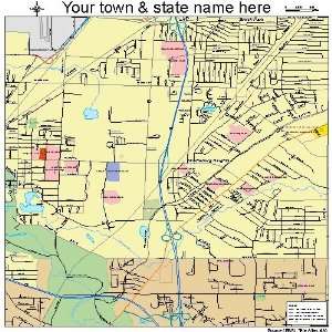  Street & Road Map of Middleburg Heights, Ohio OH   Printed 