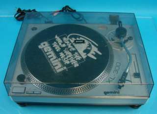 Gemini XL300 Direct Drive Turntable Pro Audio DJ Equipment Disc Jockey 