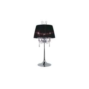   21956A Diadema 3 Light Table Lamp in Chrome 21956A