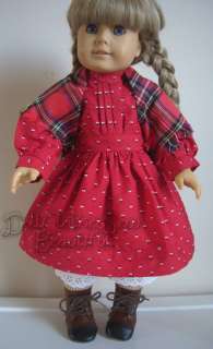 DOLL CLOTHES Fit American Girl Kirsten School Dress Set  