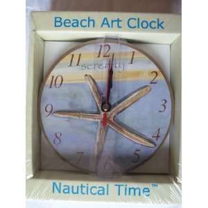   Clock Starfish Accent   Serenity   6.5 Diameter