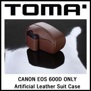 dslr camera leather case bag for EOS CANON 600D only  