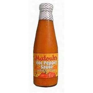  Matouks, Sauce Pepper Hot, 10 Ounce (24 Pack) Health 