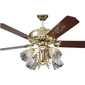 Craftmade Ceiling Fans Presidential  1 Model P252PB in Polished Brass 