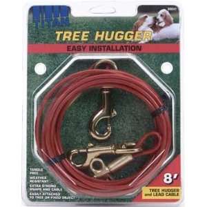   Tree Hugger Dog Tie Out Non Tangle Cable Leash 8 Feet