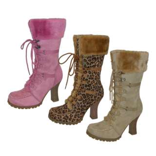 Woman Mid Calf Winter Fashion Boot 5.5 10 US New In Box  