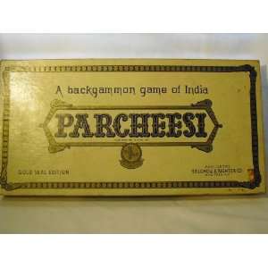  PARCHEESI  GOLD SEAL EDITION 1959 