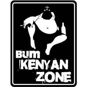  New  Bum Kenyan Zone  Kenya Parking Sign Country