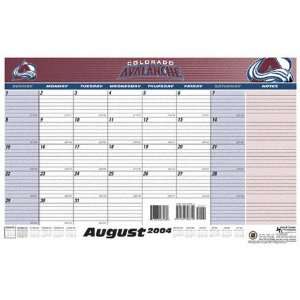  Colorado Avalance 2004 05 Academic Desk Calendar Sports 
