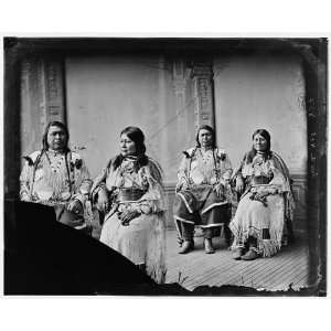  Indian Group. Chief Ouray & Chipeta (Ute Tribe)