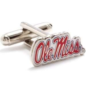  Ole Miss Cufflinks/Stainless Steel Jewelry