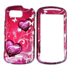  For Samsung Moment Hard Cover Case Pink Hearts 