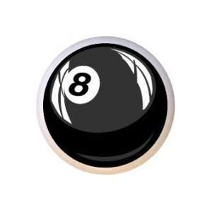  Billiards Pool #8 Ball Drawer Pull Knob