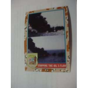 Desert Storm Collectable Cards   Stopping the Oils Flow   2 Series 