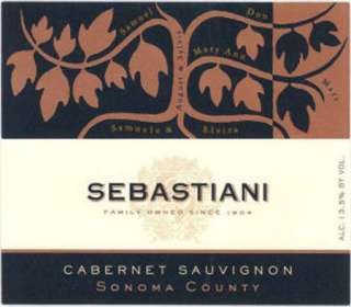 Sebastiani Cabernet Sauvignon 2002 