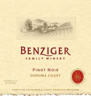 Benziger Pinot Noir 2008 