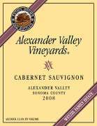 Alexander Valley Vineyards Cabernet Sauvignon 2008 