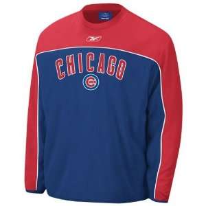 Reebok Chicago Cubs Royal Blue Defender Fleece Sweatshirt  