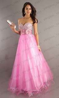2012 Long Sweetheart Wedding Evening Dress Prom Gown Party Formal 