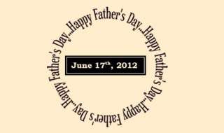 Sunday, June 17 is Fathers Day