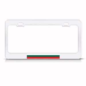Bulgaria Flag Bulgarian Country Metal license plate frame Tag Holder