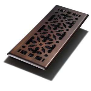  Decor Grates AGH412 RB 4 Inch by 12 Inch Gothic Bronze Steel Floor 