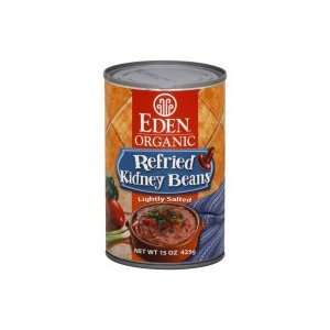  Eden Organic Refried Kidney Beans, Lightly Salted, 15 oz 