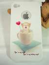 Cat family printing Jelly case Gel case for iphone 4G/4S  