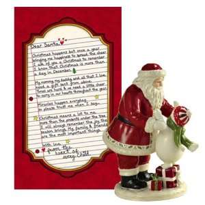  Grasslands Road Holiday Presents Santa Claus with Snowman 