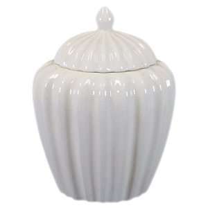  UTC 70824 Small White Ceramic Jar with Lid