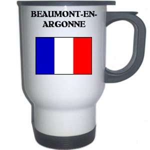  France   BEAUMONT EN ARGONNE White Stainless Steel Mug 