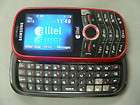 ALLTEL SAMSUNG U450 INTENSITY DOUBLE TAKE CELL PHONE QWERTY KEYPAD RED