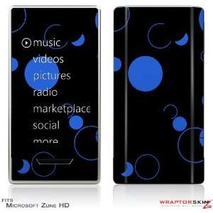 Zune HD Skin   Lots of Dots Blue on Black by WraptorSkinz 