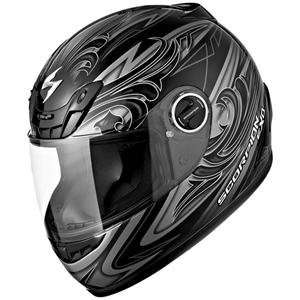  Scorpion EXO 400 Synergy Helmet   Large/Silver Automotive