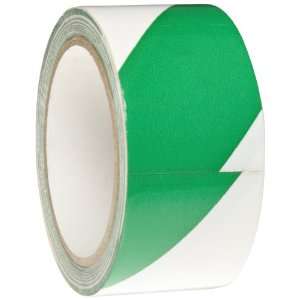 54 Length, 2 Width, B 950 Vinyl Green And White Color Warning Stripe 