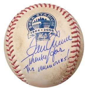   Used Shea Stadium MLB Baseball Thanks for the Memories PSA/DNA #K30684