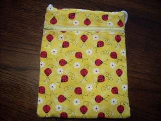 Ladybug lady bugs fabric tablet kindle case purse bag  
