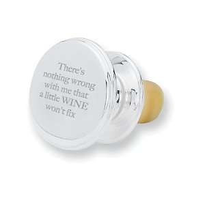  Theres Nothing Wrong with Me Wine Stopper Jewelry